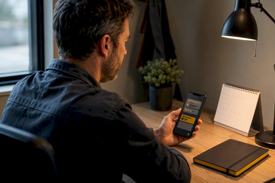 Service owner reviewing automated follow-up draft