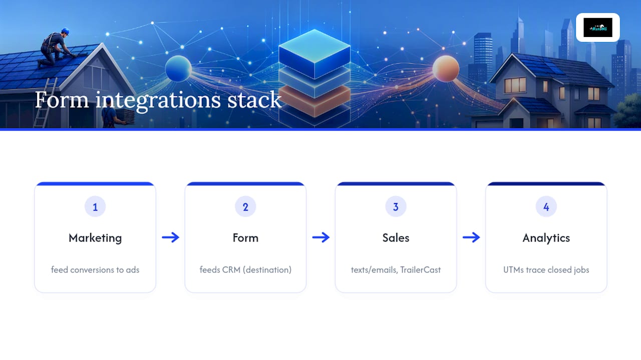 Connecting Your Form to Marketing and Sales Tools Beyond the CRM — overview diagram