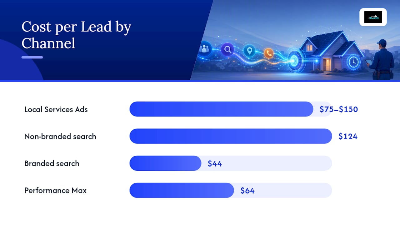 Roofing lead cost per lead comparison