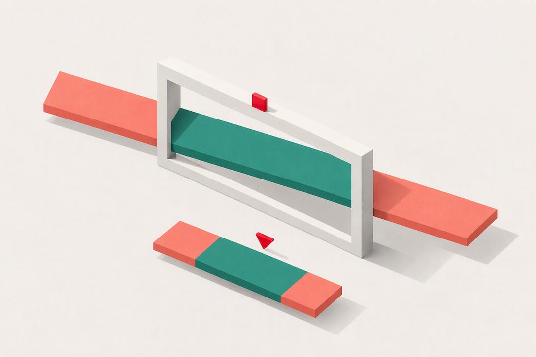 Isometric illustration of optimal title length