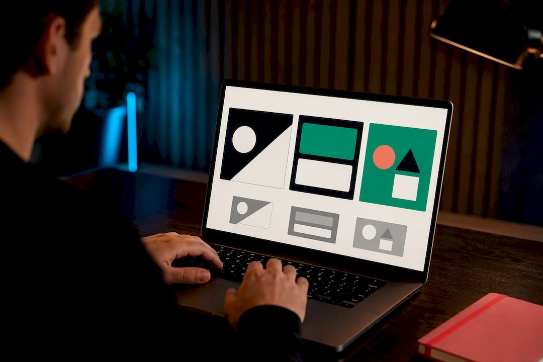 Accessible thumbnail contrast comparison panels