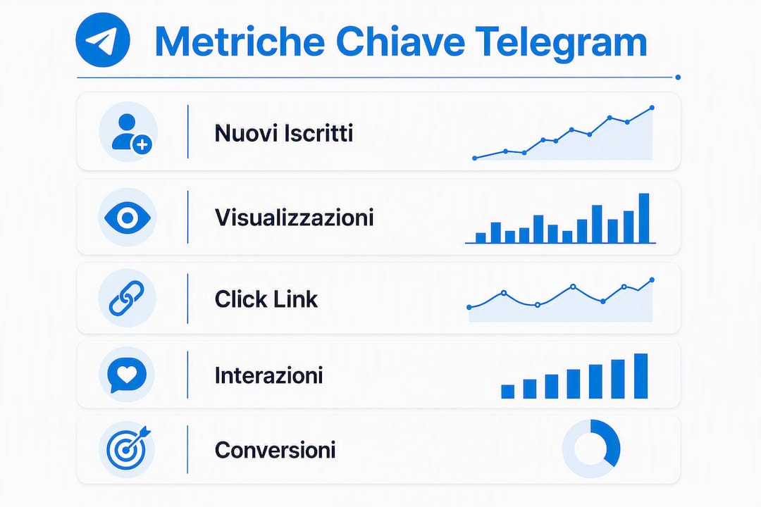 Grafica informativa sull’analisi dei risultati su Telegram e OnlyFans