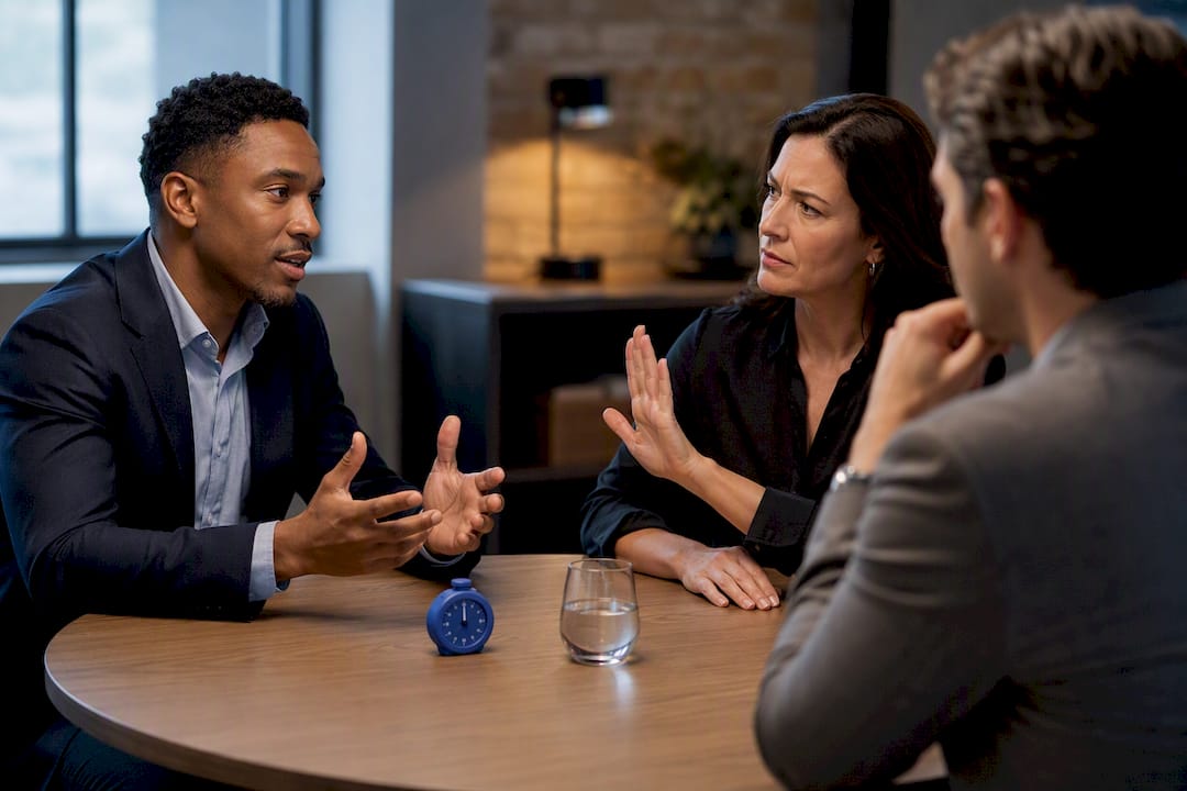 Sales triad practicing objection handling