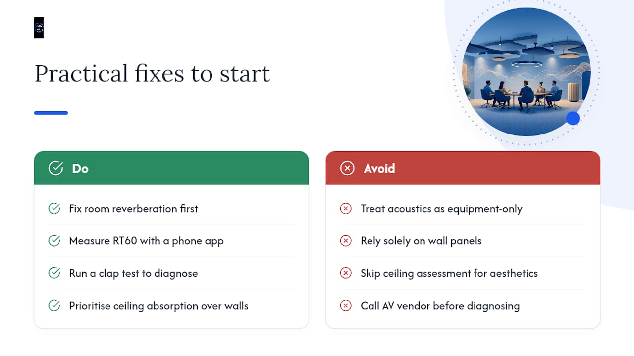 An Editorial Take on Fixing Meeting Rooms That Actually Works — overview diagram