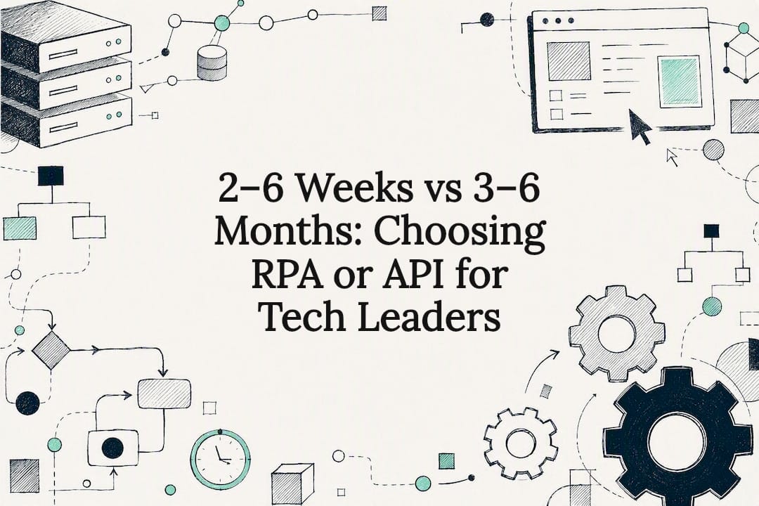 RPA and API automation title card