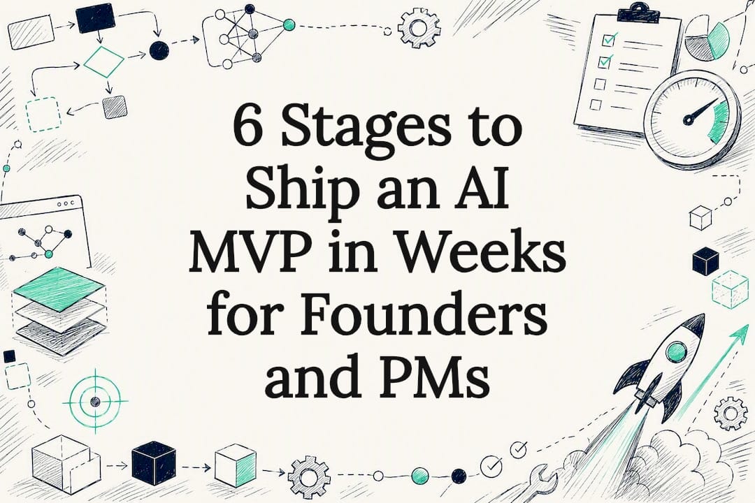 Decorative AI MVP stages title card