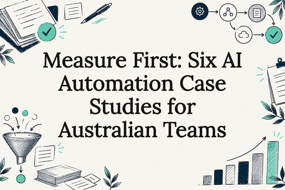 Decorative AI automation case study title card