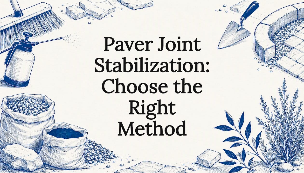Paver Joint Stabilization: Choose the Right Method