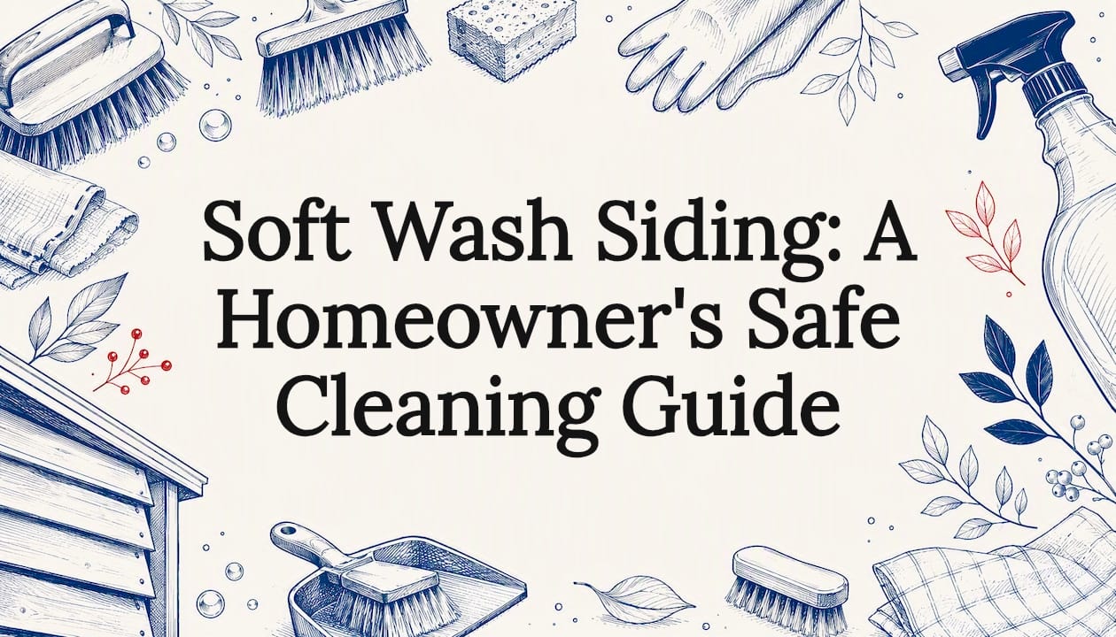 Soft Wash Siding: A Homeowner's Safe Cleaning Guide