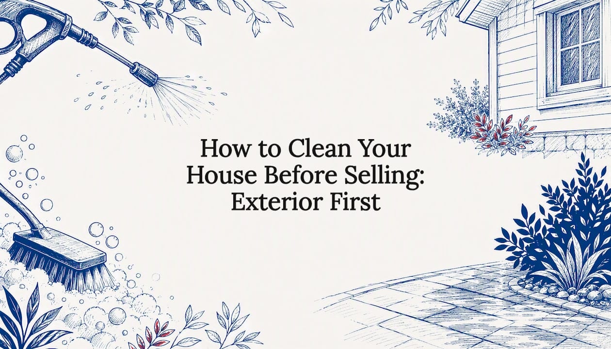 How to Clean Your House Before Selling: Exterior First