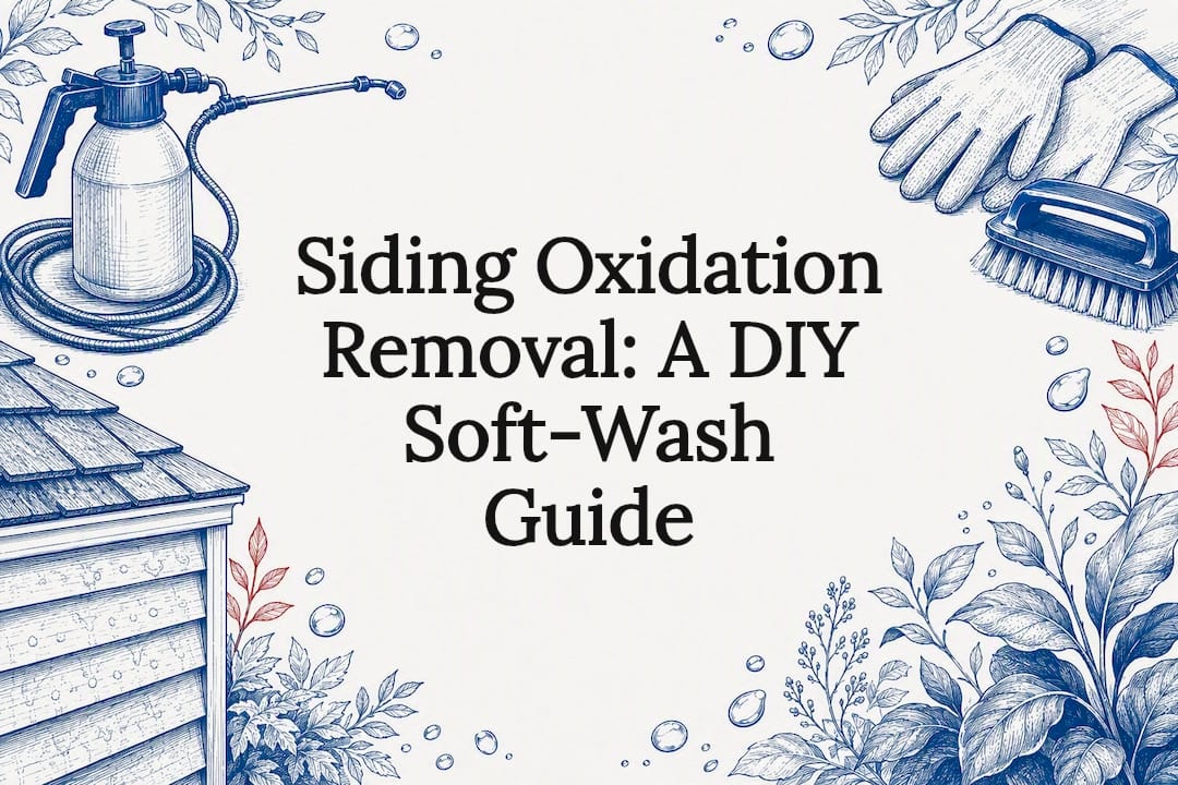 Siding Oxidation Removal: A DIY Soft-Wash Guide