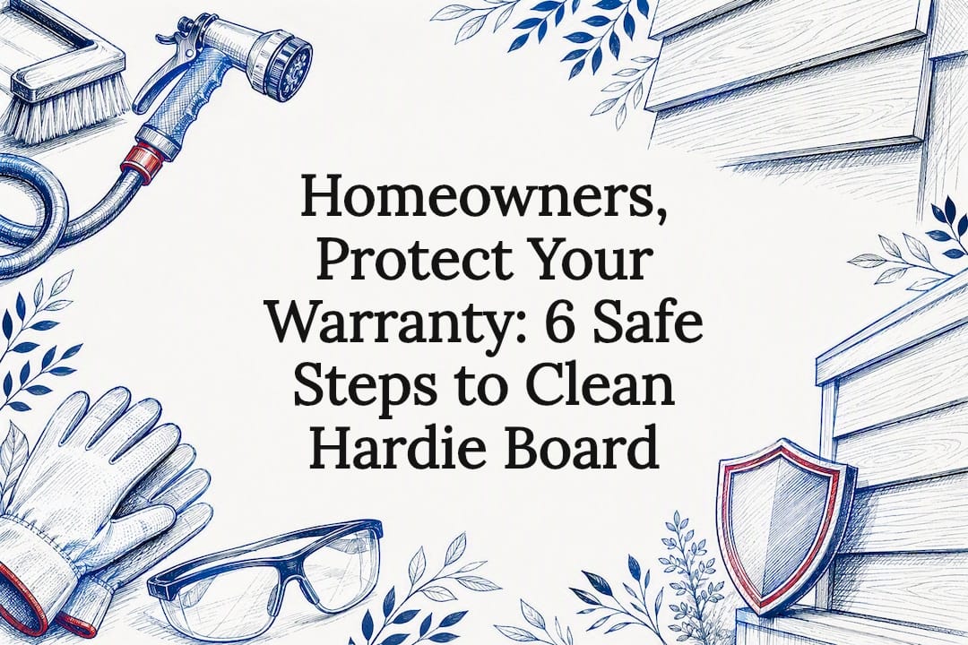 Homeowners, Protect Your Warranty: 6 Safe Steps to Clean Hardie Board