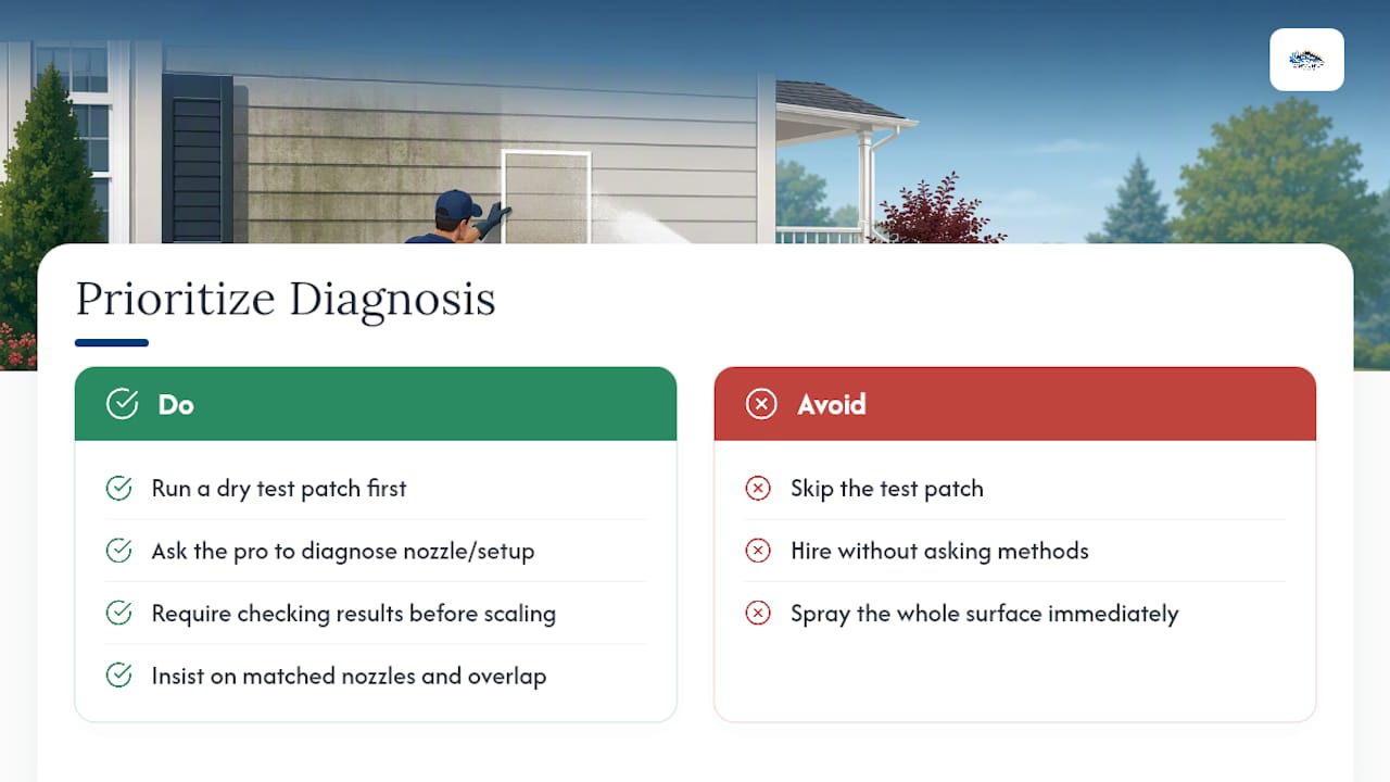 Prioritize the Diagnosis, Not the Fix — overview diagram