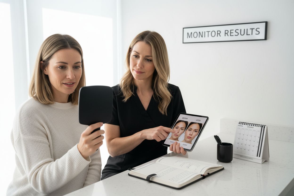 aesthetic treatment monitoring results