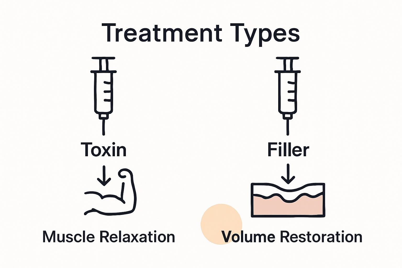 What is Anti-Wrinkle Treatment? Understanding Its Benefits 1 Comparison of botulinum toxin and dermal filler treatments