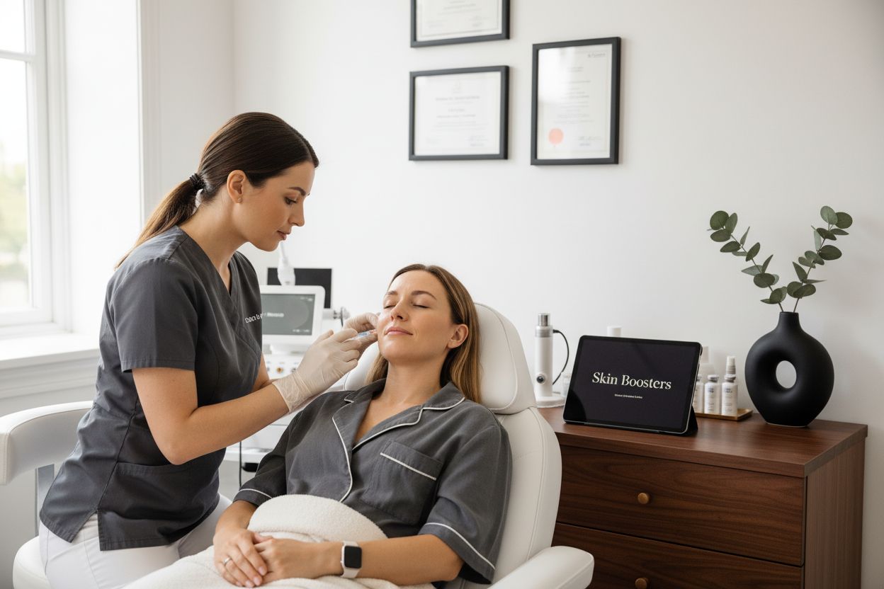 Why Consider Skin Boosters for Radiant Skin Health 2 Skin boosters treatment session