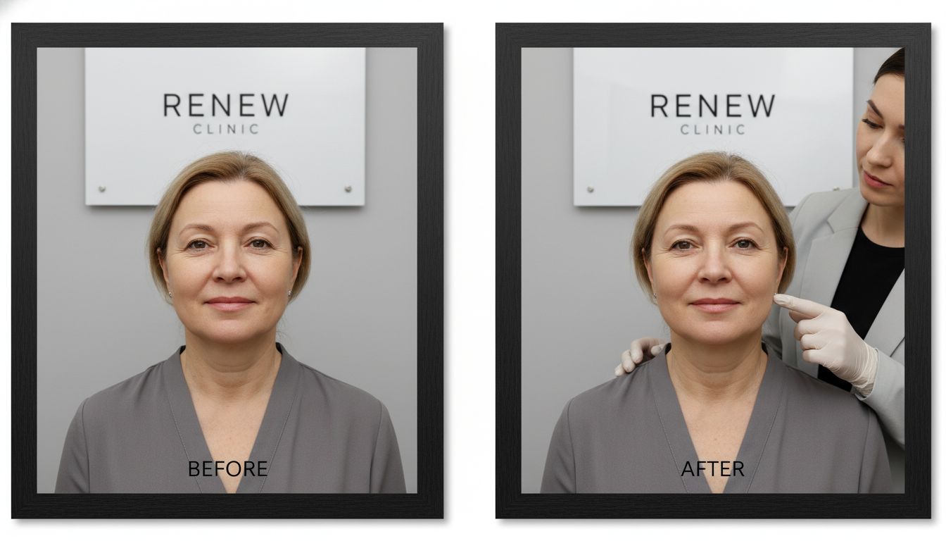 facial volume restoration before after