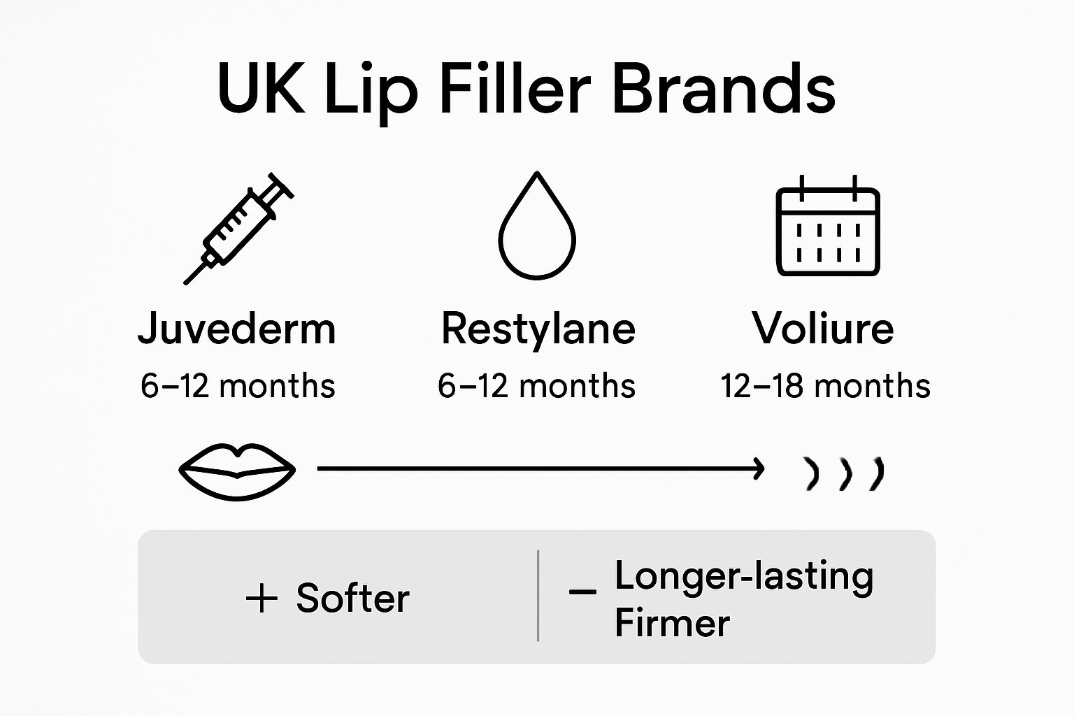 Defining Lip Fillers – What Women Need to Know 1 Comparison of popular UK lip filler brands