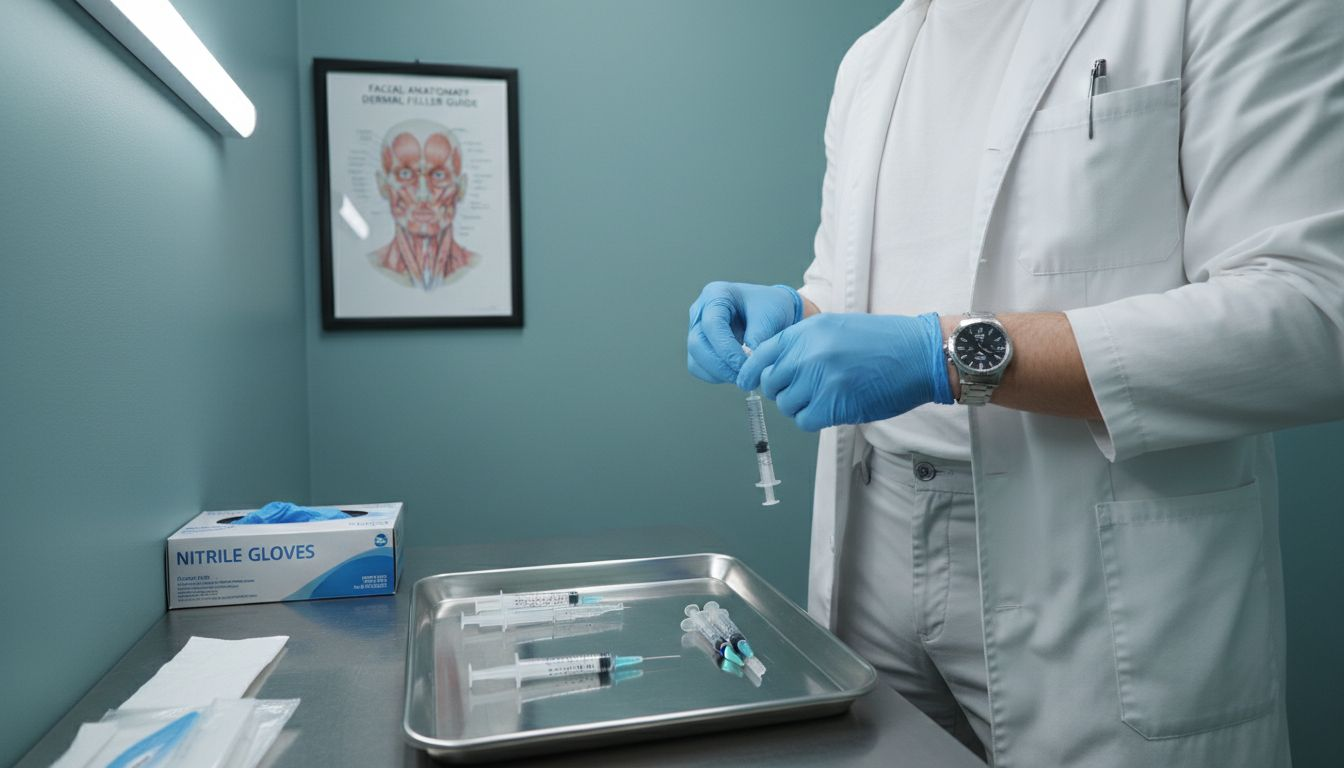 What Is Lip Augmentation and Who Benefits Most 1 Practitioner preparing for lip augmentation treatment