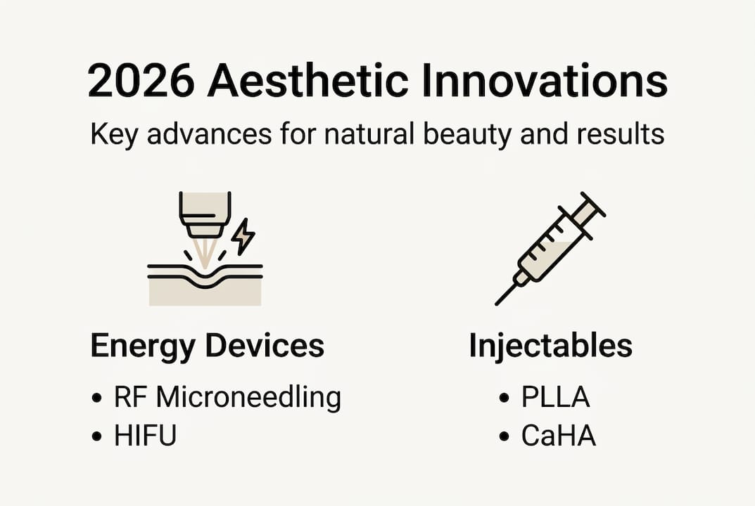Latest aesthetic innovations for natural beauty in 2026 2 Infographic overview of 2026 beauty technology trends