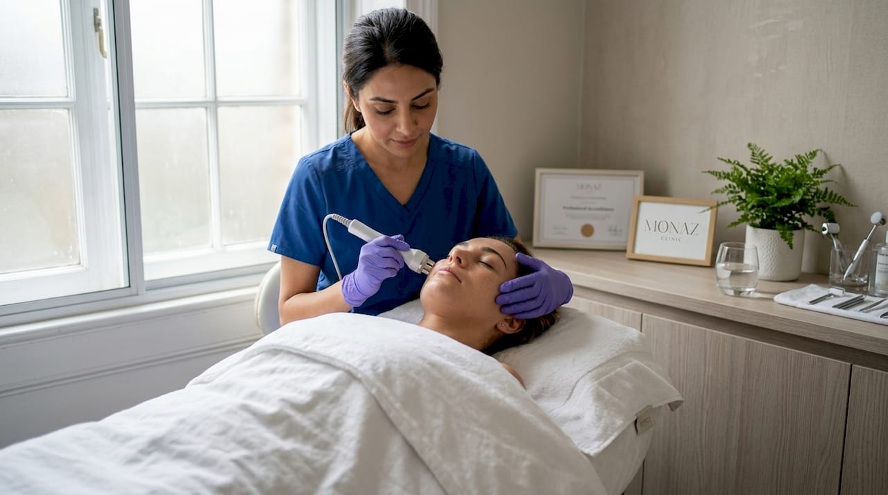 Top beauty treatments for the face: expert picks for London 1 Radiofrequency facial treatment session in clinic