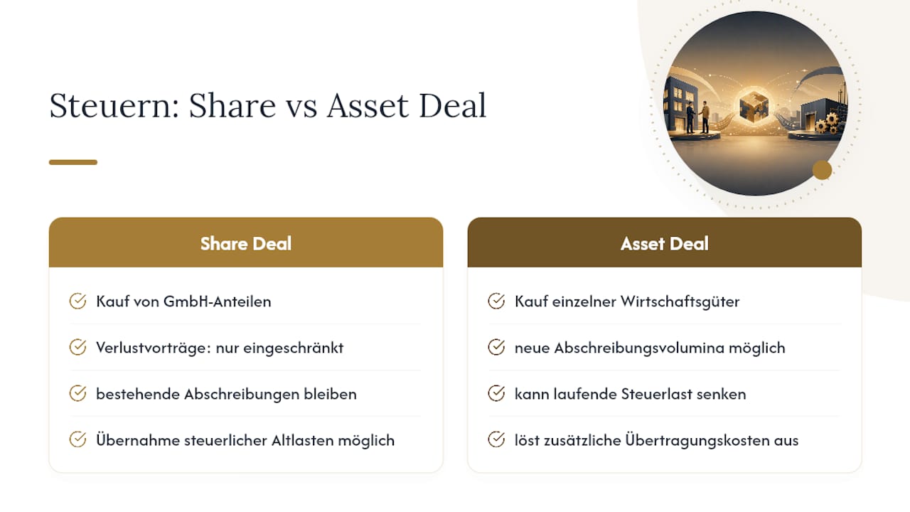 Steuerliche Aspekte bei der Akquisitionsfinanzierung — overview diagram