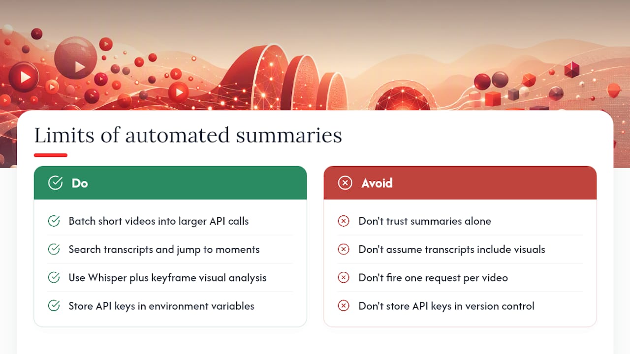 What Limits Should You Expect From Automated Summaries? — overview diagram