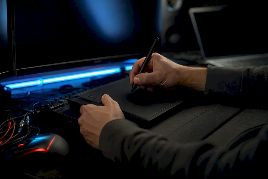 Hands marking keyframes for video summary