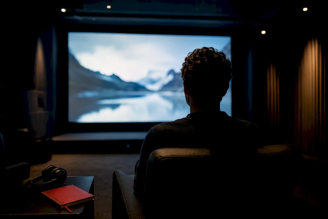 Viewer deciding whether to watch documentary