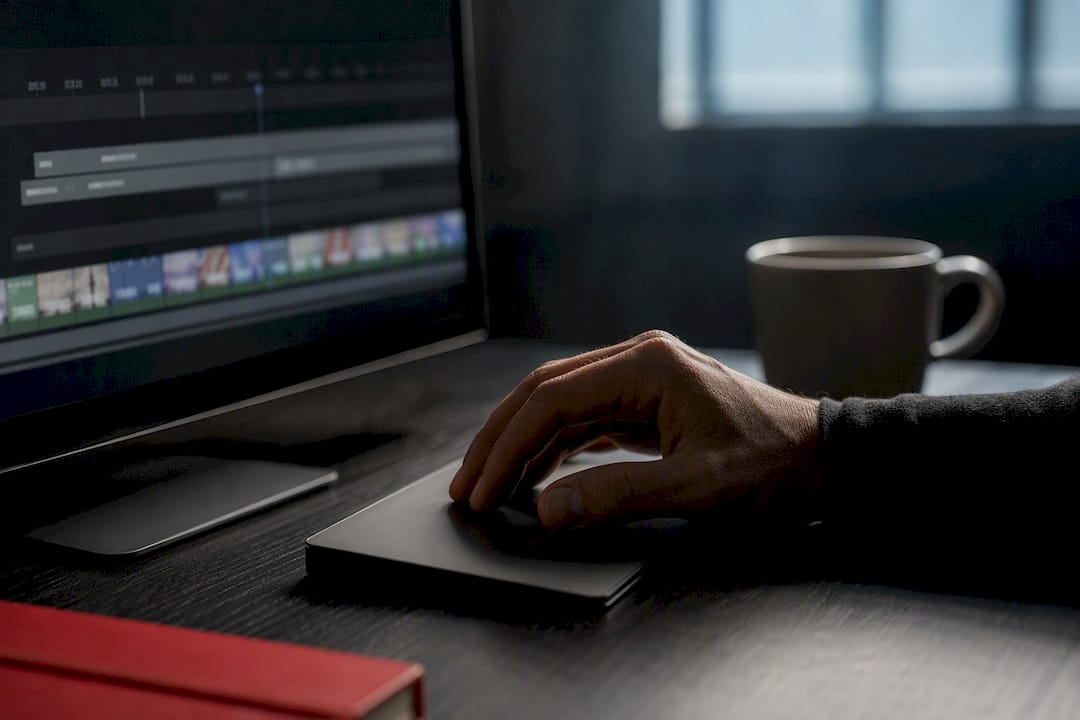 Analyst reviewing video chapter timeline