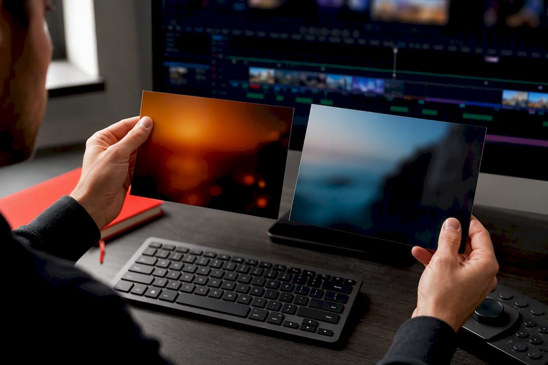 Comparing video clip start and end frames
