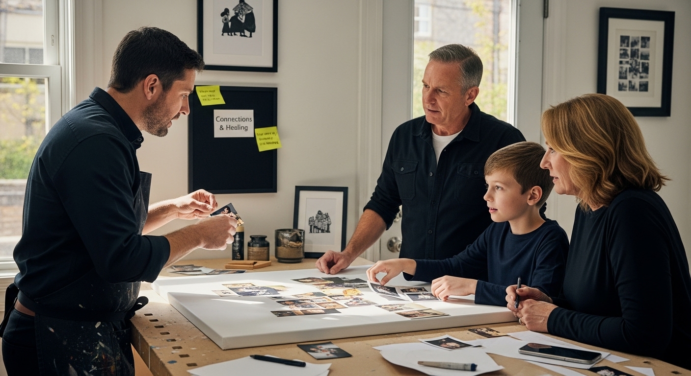 artistic family connections