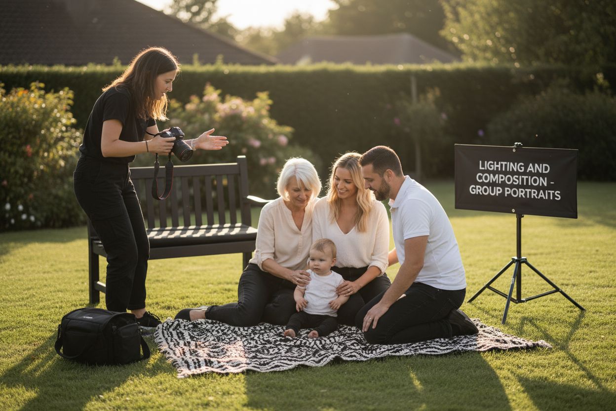 lighting composition family portrait