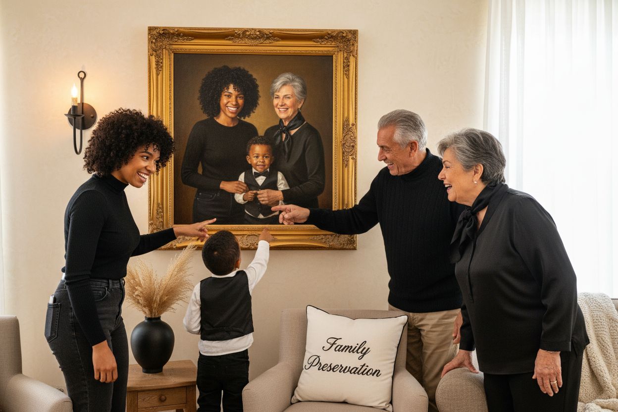 family high-detail portrait