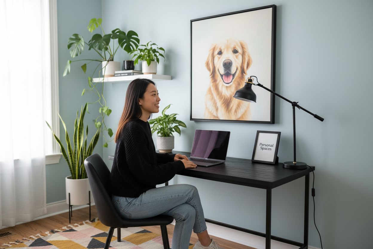 pet portrait personal space