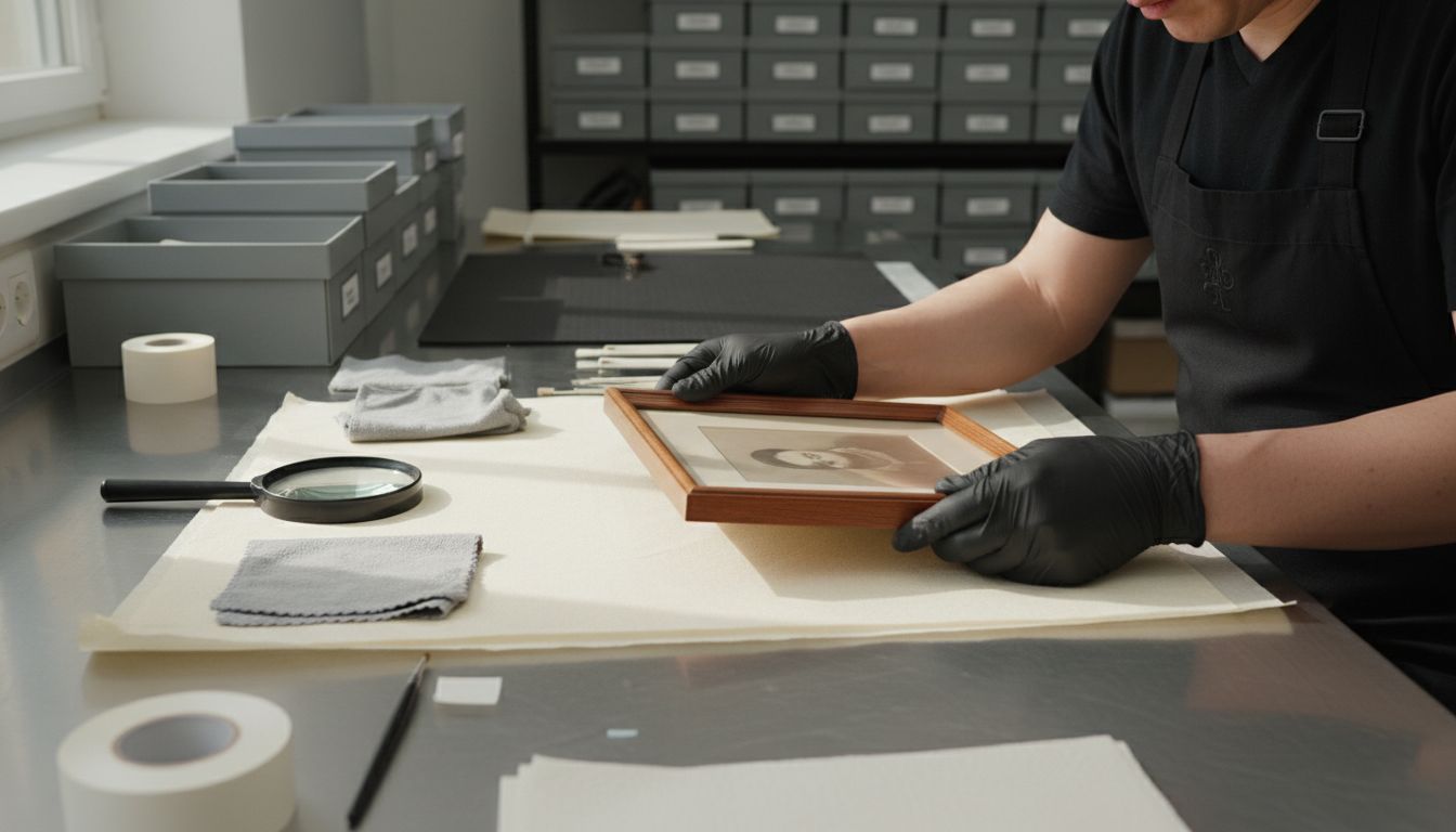 portrait archival handling