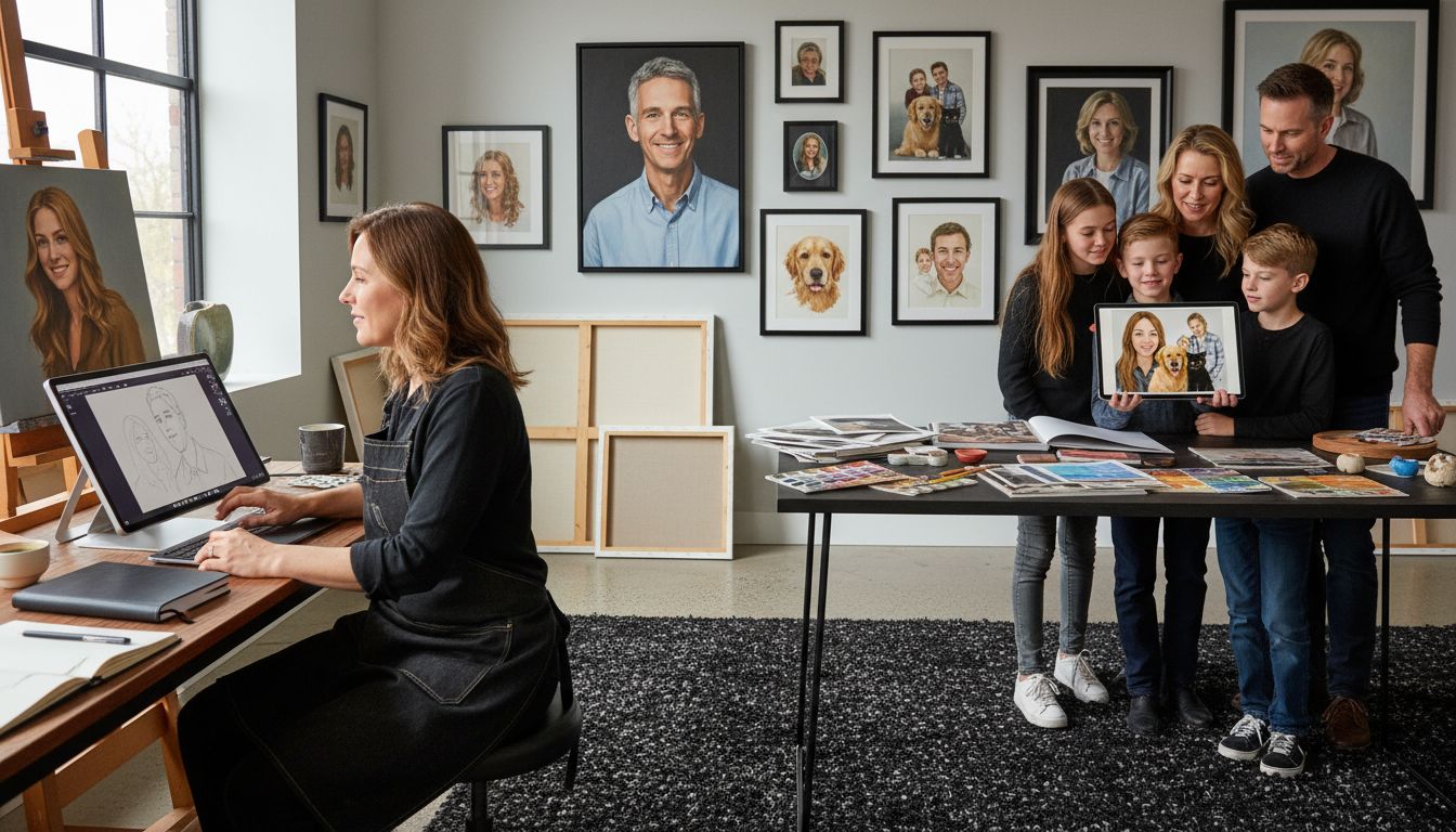 custom family portrait