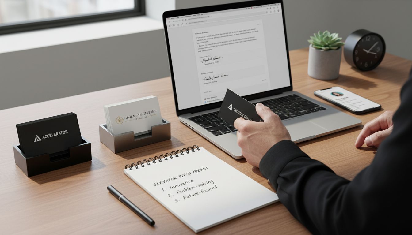 business networking preparation