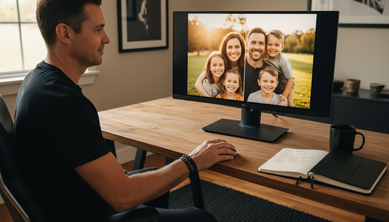 family photo retouching