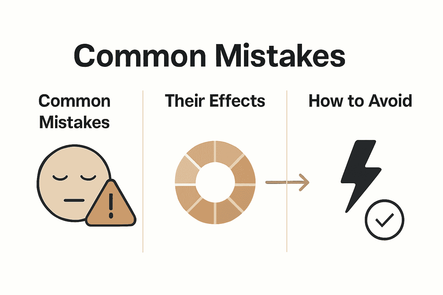Infographic comparing common portrait editing mistakes and how to avoid them.