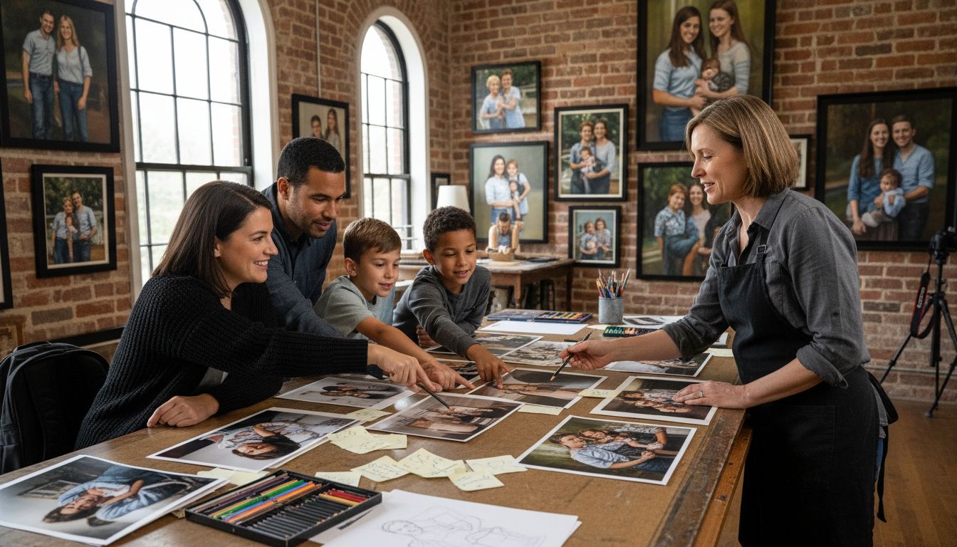 portrait artist collaboration