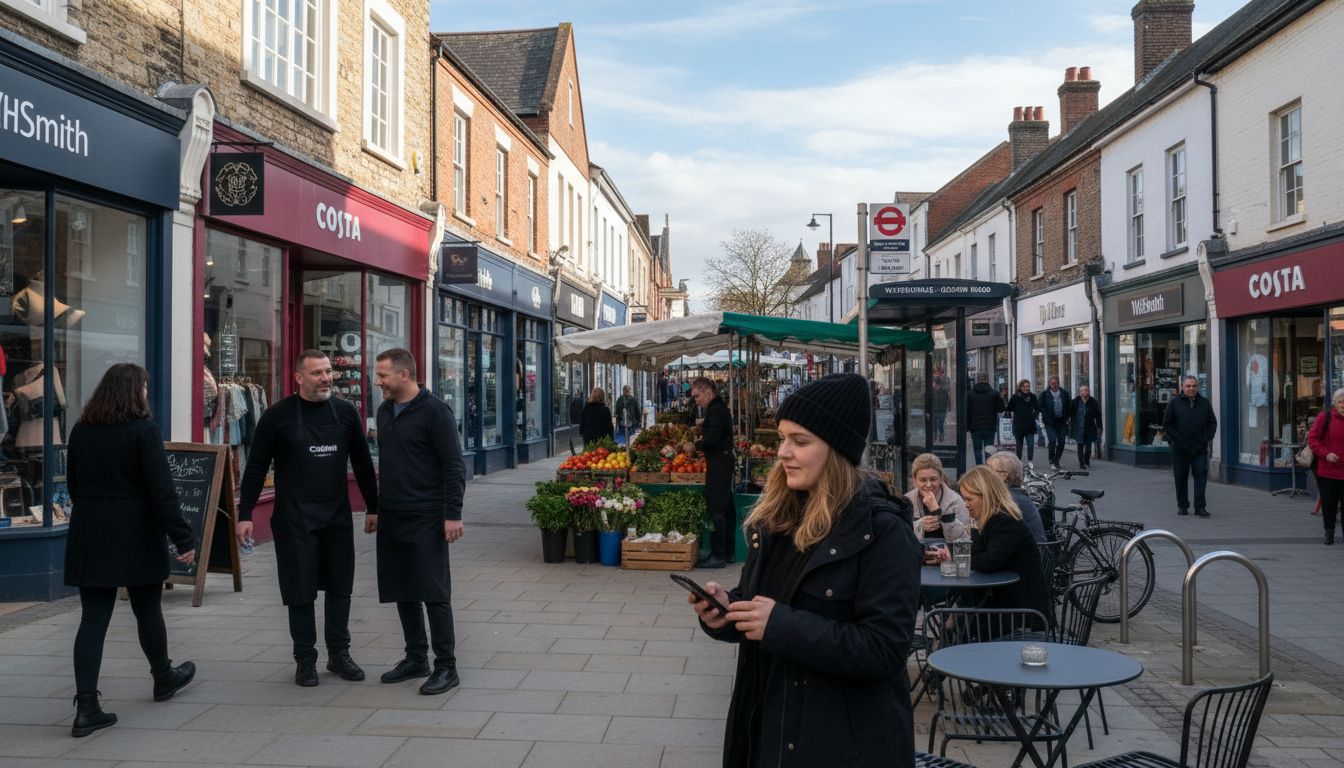Waterlooville shopping street