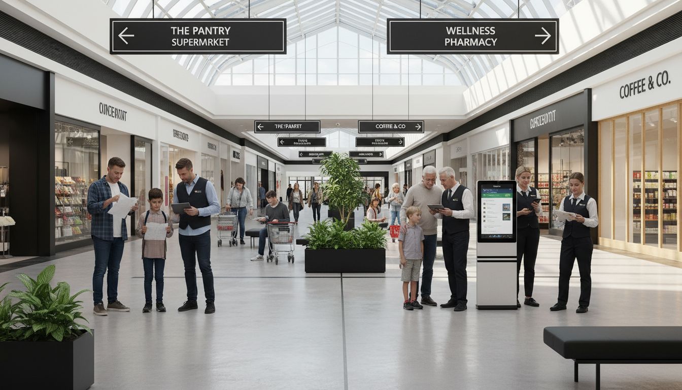 Wellington Way shops interior