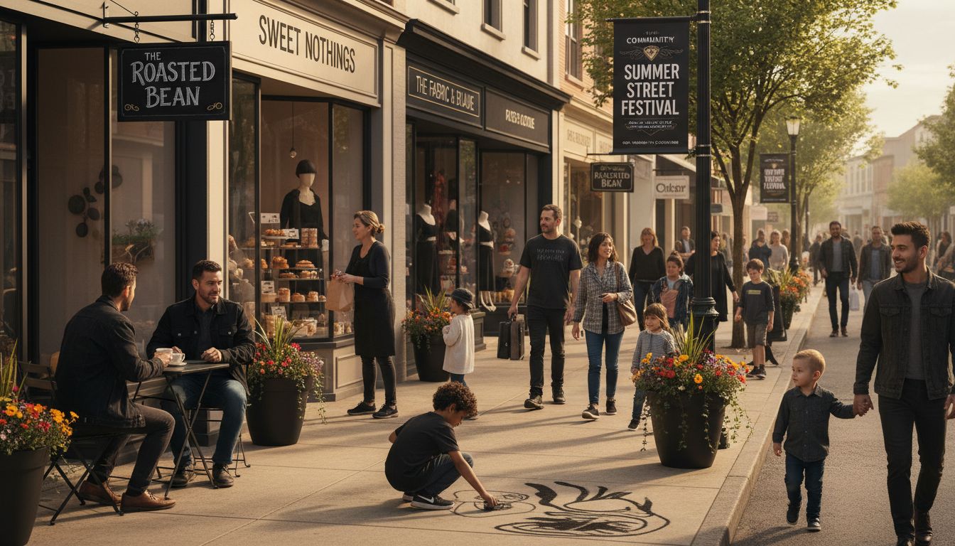 local business community street