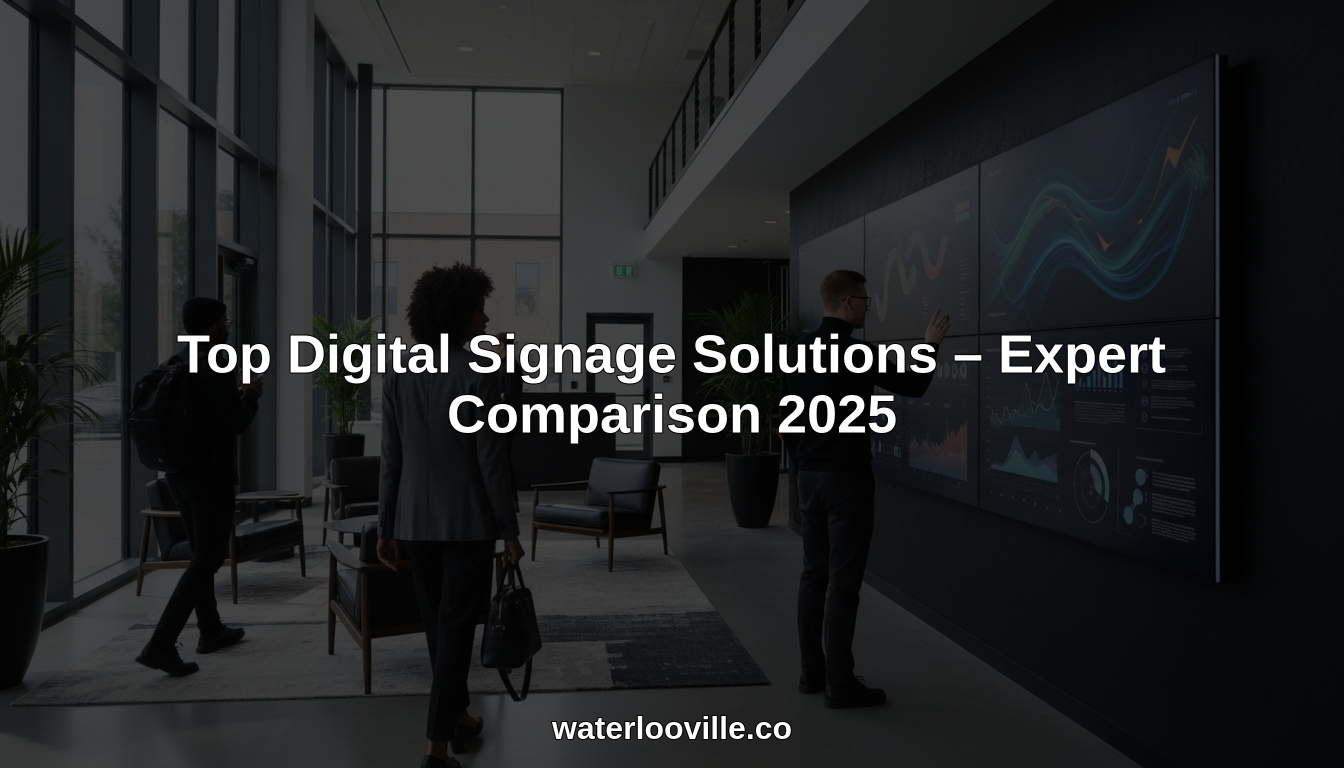 digital signage solutions hero header image