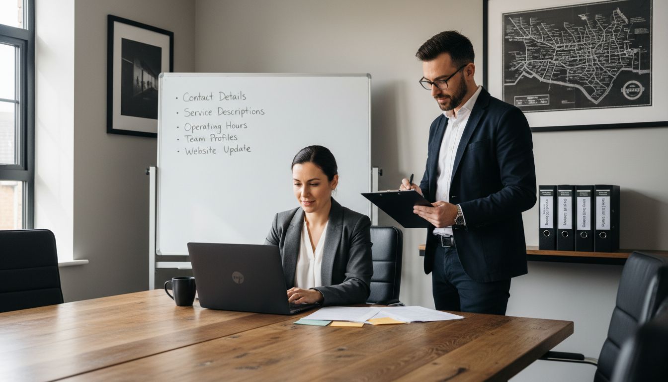 updating business profile