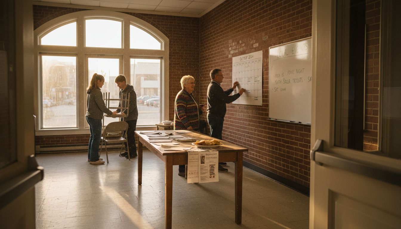 Local community center busy with residents