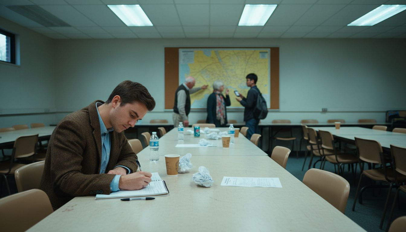 Local planning meeting with community members