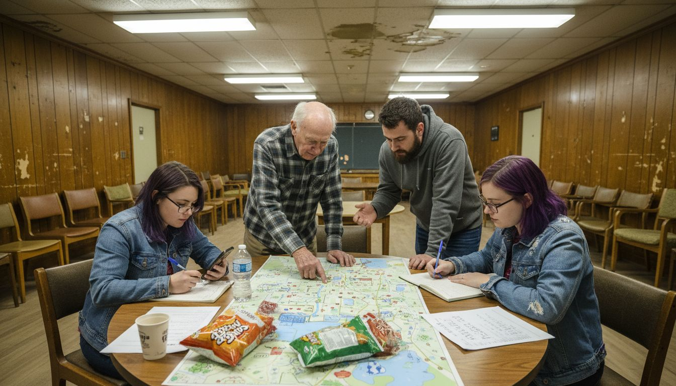Residents planning neighborhood renewal together