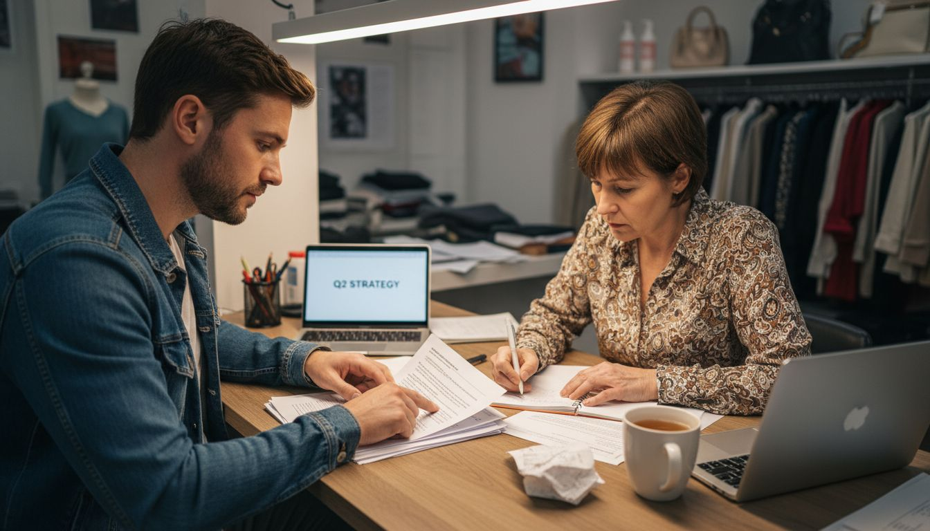 Influencer meeting Waterlooville shop owner
